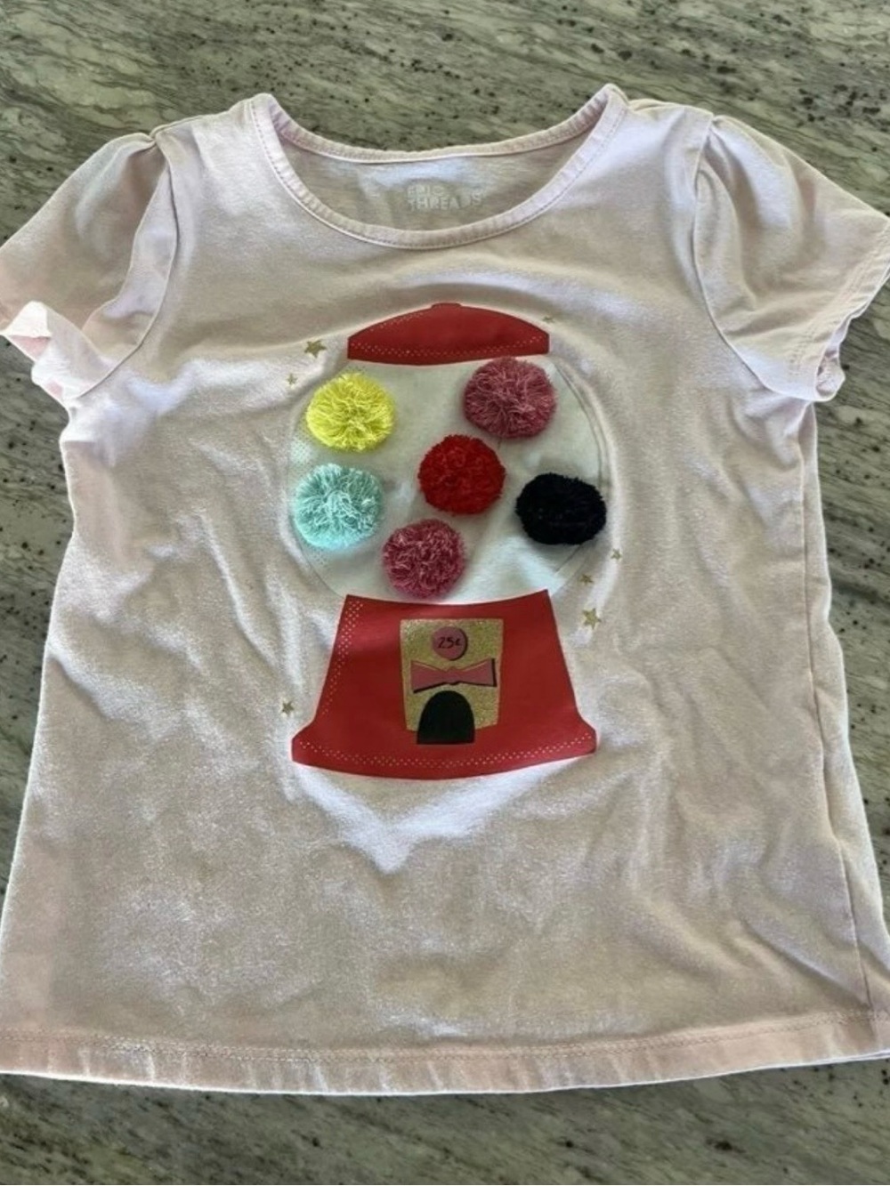 Epic Threads Pink Shirt Tee T-Shirt Top Gum Machine Graphics